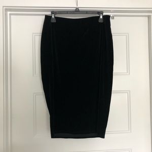 Vince Camuto Velvet Skirt